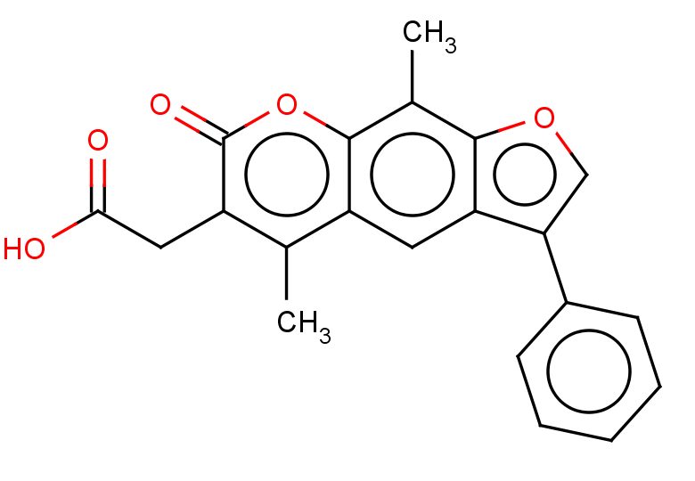2-{5,9-dimethyl-7-oxo-3-phenyl-7H-furo[3,2-g]chromen-6-yl}acetic acid