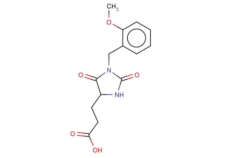 3-{1-[(2-methoxyphenyl)methyl]-2,5-dioxoimidazolidin-4-yl}propanoic acid