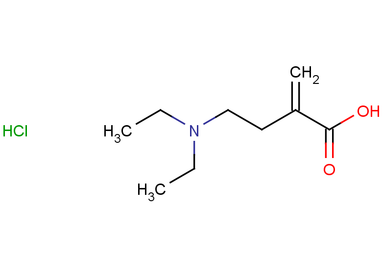 4-(diethylamino)-2-methylidenebutanoic acid hydrochloride