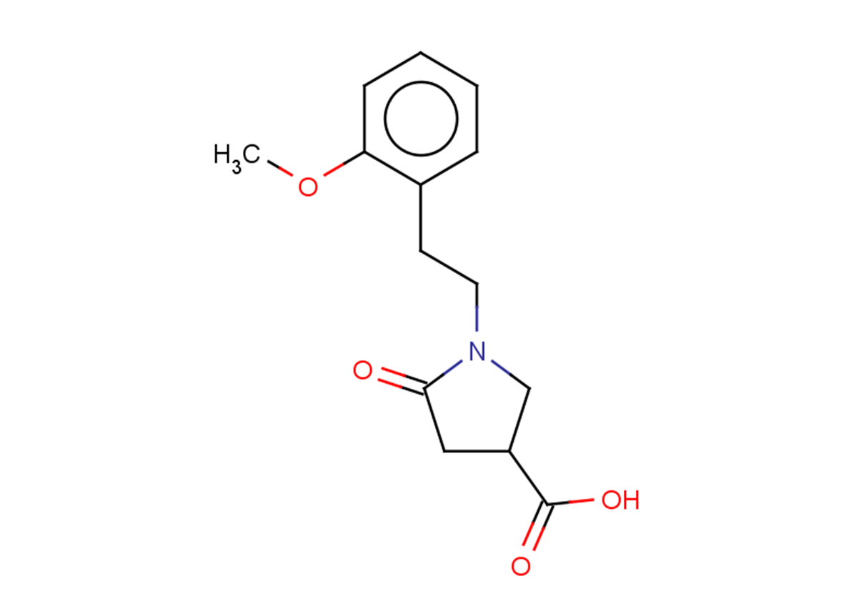 1-[2-(2-methoxyphenyl)ethyl]-5-oxopyrrolidine-3-carboxylic acid