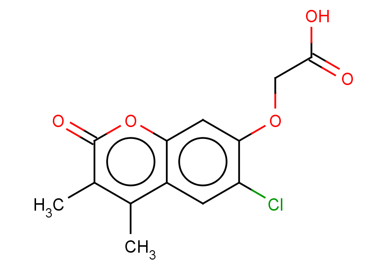 2-[(6-chloro-3,4-dimethyl-2-oxo-2H-chromen-7-yl)oxy]acetic acid