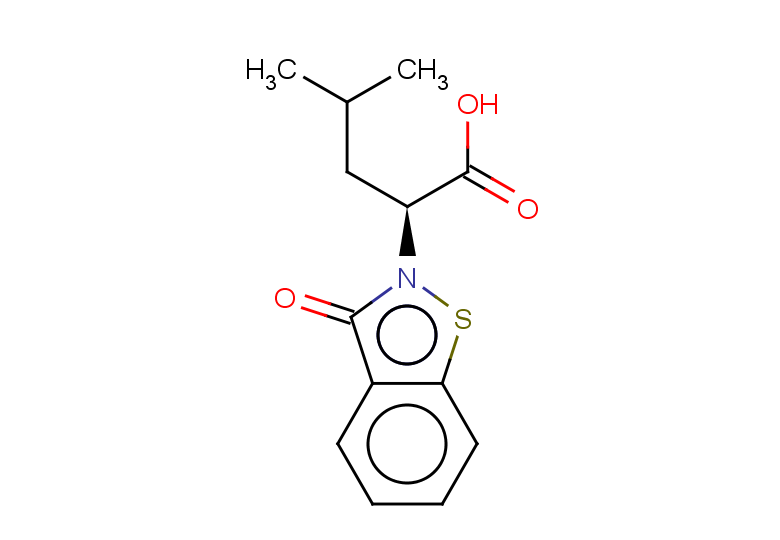 (2S)-4-methyl-2-(3-oxo-2,3-dihydro-1,2-benzothiazol-2-yl)pentanoic acid