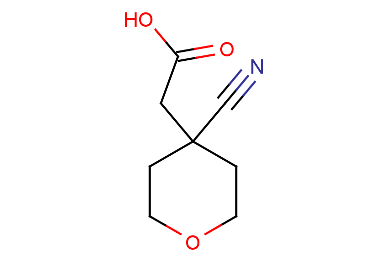 2-(4-cyanooxan-4-yl)acetic acid