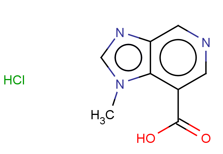 1-methyl-1H-imidazo[4,5-c]pyridine-7-carboxylic acid hydrochloride