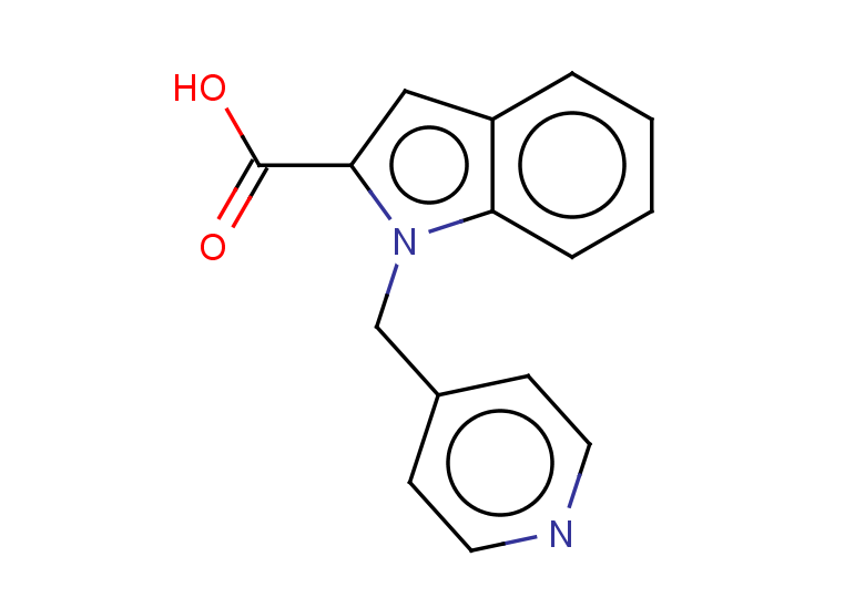 1-[(pyridin-4-yl)methyl]-1H-indole-2-carboxylic acid