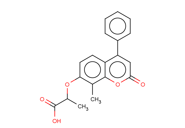 2-[(8-methyl-2-oxo-4-phenyl-2H-chromen-7-yl)oxy]propanoic acid