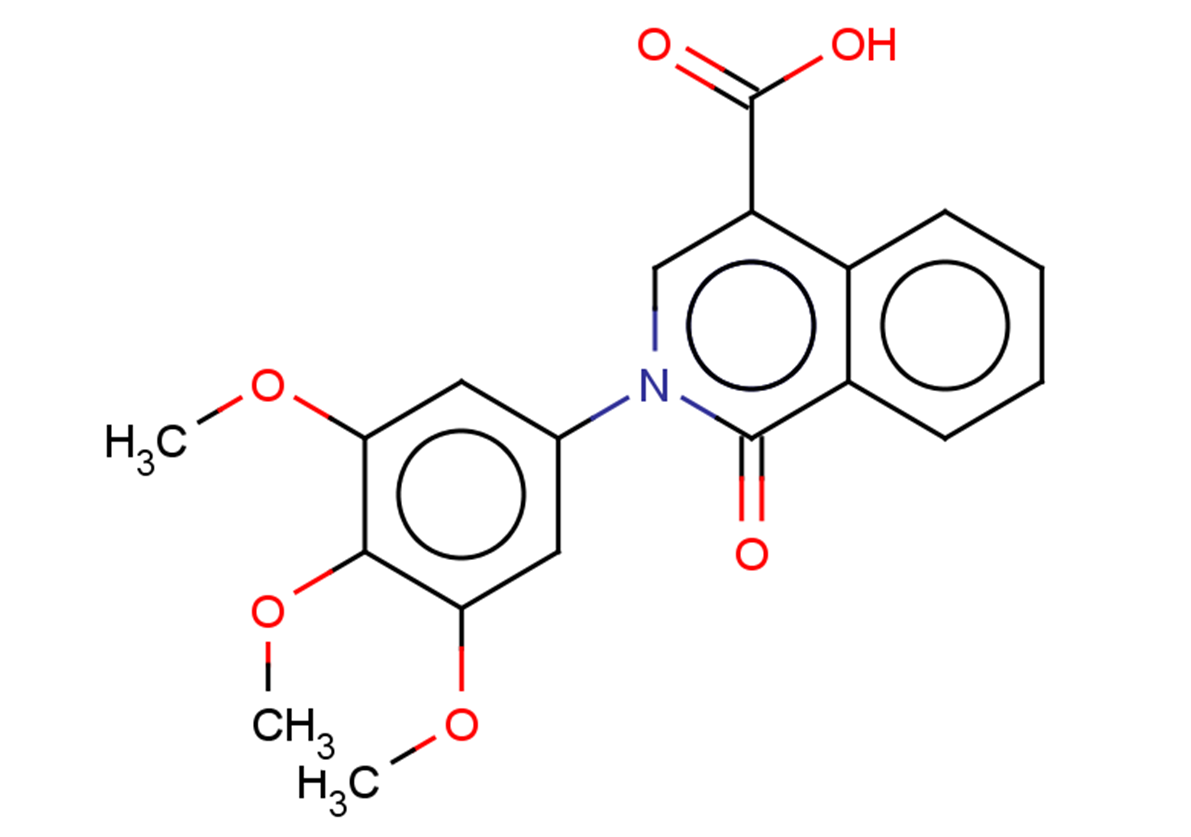 1-oxo-2-(3,4,5-trimethoxyphenyl)-1,2-dihydroisoquinoline-4-carboxylic acid