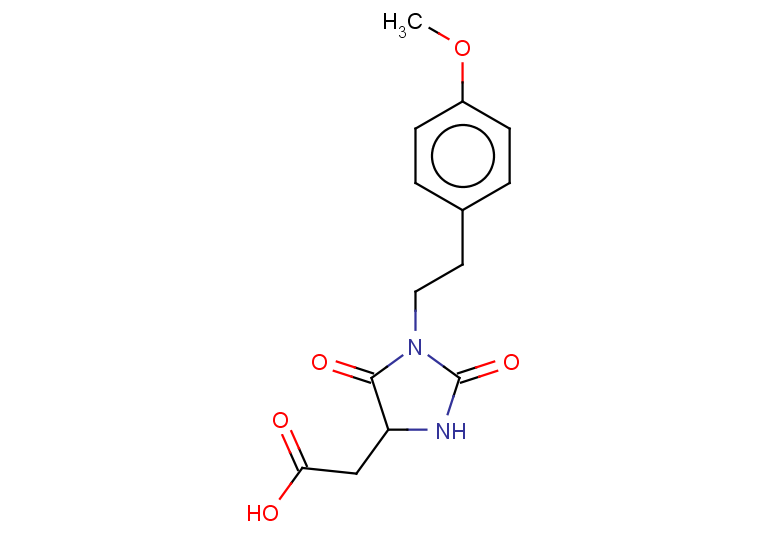 2-{1-[2-(4-methoxyphenyl)ethyl]-2,5-dioxoimidazolidin-4-yl}acetic acid