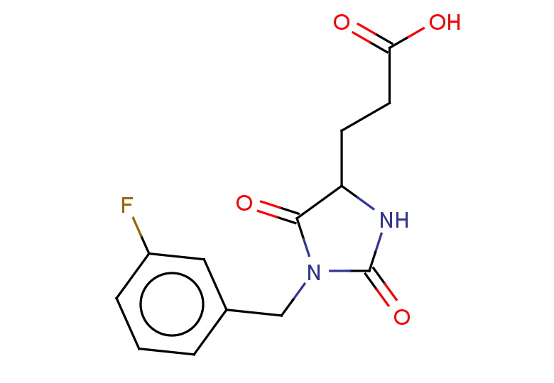 3-{1-[(3-fluorophenyl)methyl]-2,5-dioxoimidazolidin-4-yl}propanoic acid