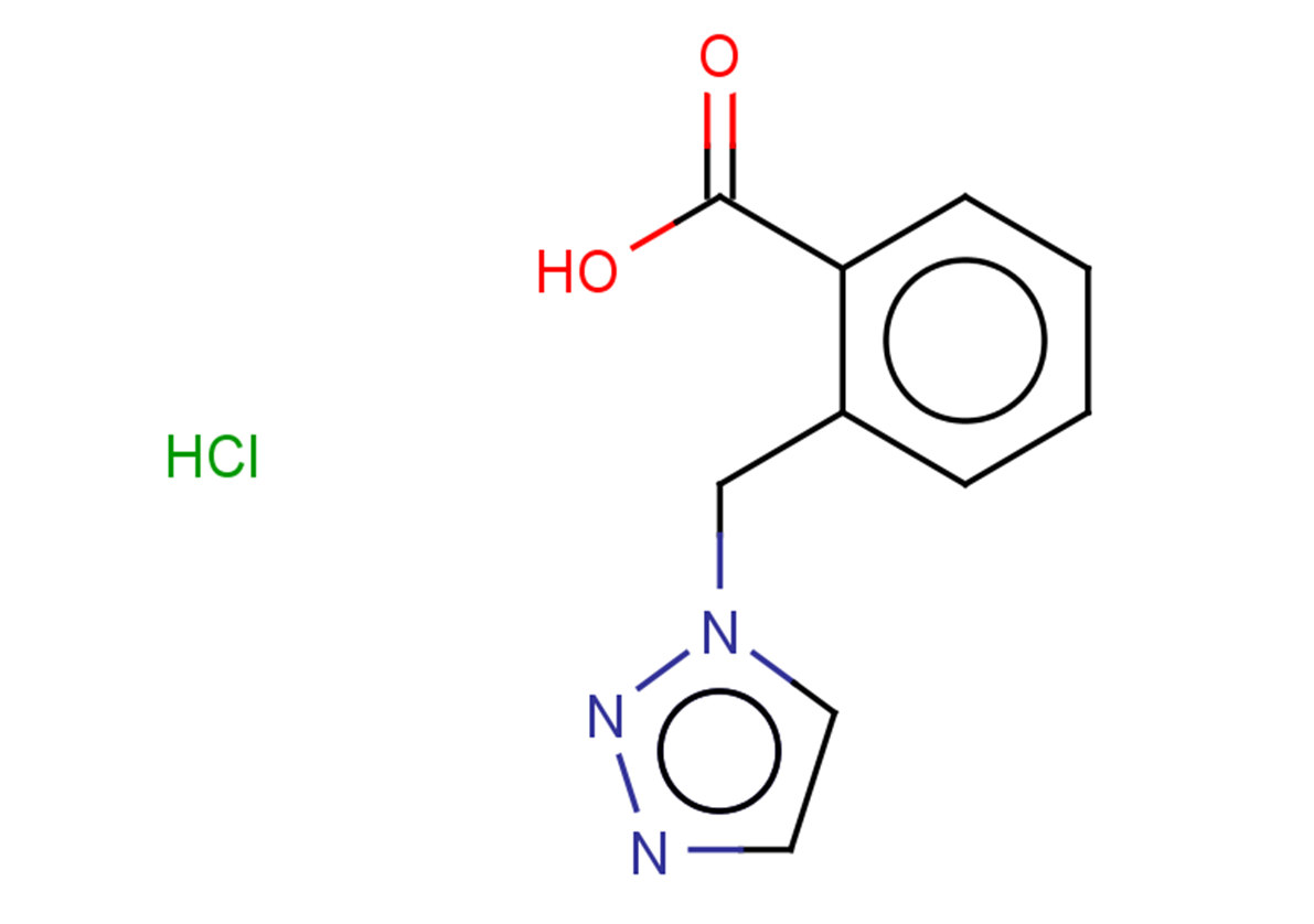 2-[(1H-1,2,3-triazol-1-yl)methyl]benzoic acid hydrochloride