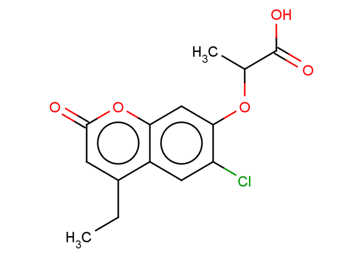 2-[(6-chloro-4-ethyl-2-oxo-2H-chromen-7-yl)oxy]propanoic acid
