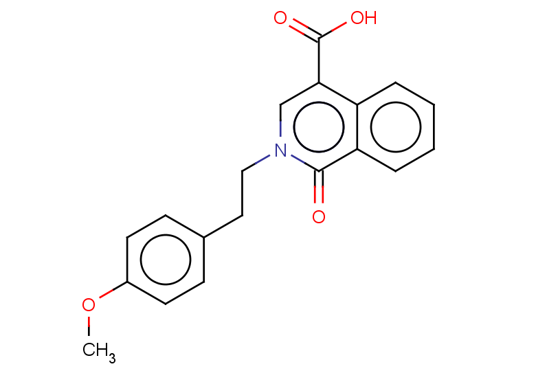 2-[2-(4-methoxyphenyl)ethyl]-1-oxo-1,2-dihydroisoquinoline-4-carboxylic acid
