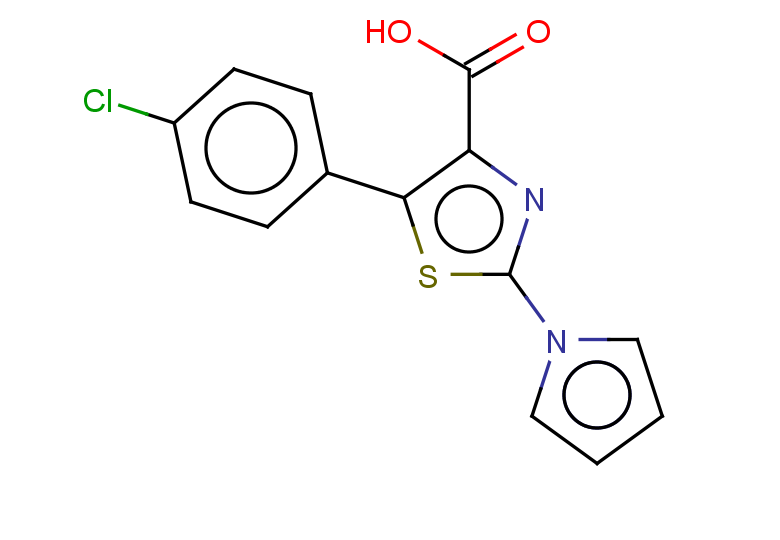 5-(4-chlorophenyl)-2-(1H-pyrrol-1-yl)-1,3-thiazole-4-carboxylic acid