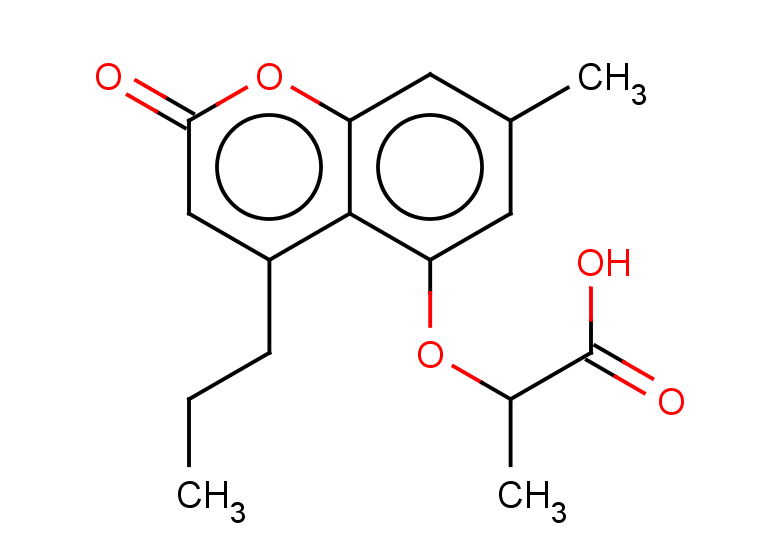2-[(7-methyl-2-oxo-4-propyl-2H-chromen-5-yl)oxy]propanoic acid