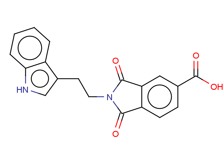 2-[2-(1H-indol-3-yl)ethyl]-1,3-dioxo-2,3-dihydro-1H-isoindole-5-carboxylic acid