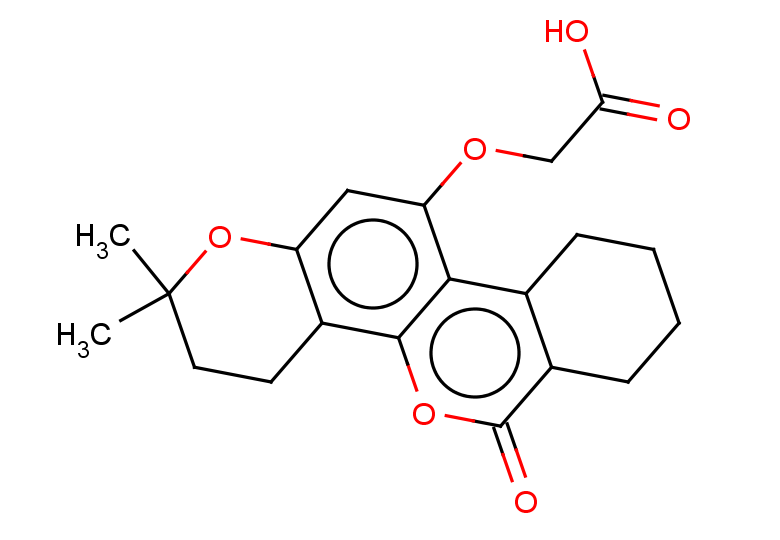 2-({5,5-dimethyl-17-oxo-6,18-dioxatetracyclo[8.8.0.0^{2,7}.0^{11,16}]octadeca-1,7,9,11(16)-tetraen-9-yl}oxy)acetic acid