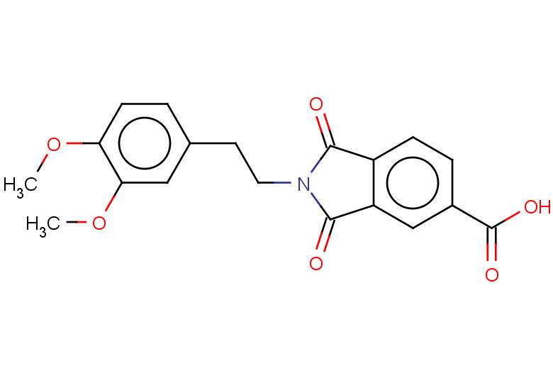 2-[2-(3,4-dimethoxyphenyl)ethyl]-1,3-dioxo-2,3-dihydro-1H-isoindole-5-carboxylic acid