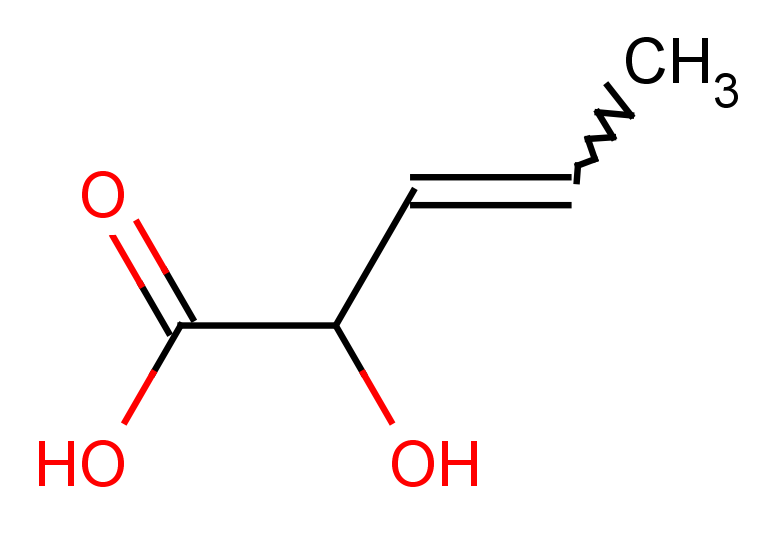 2-hydroxypent-3-enoic acid