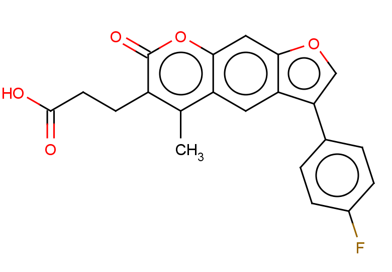 3-[3-(4-fluorophenyl)-5-methyl-7-oxo-7H-furo[3,2-g]chromen-6-yl]propanoic acid