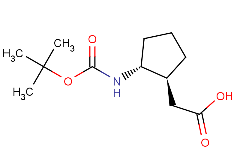 rac-2-[(1R,2S)-2-{[(tert-butoxy)carbonyl]amino}cyclopentyl]acetic acid