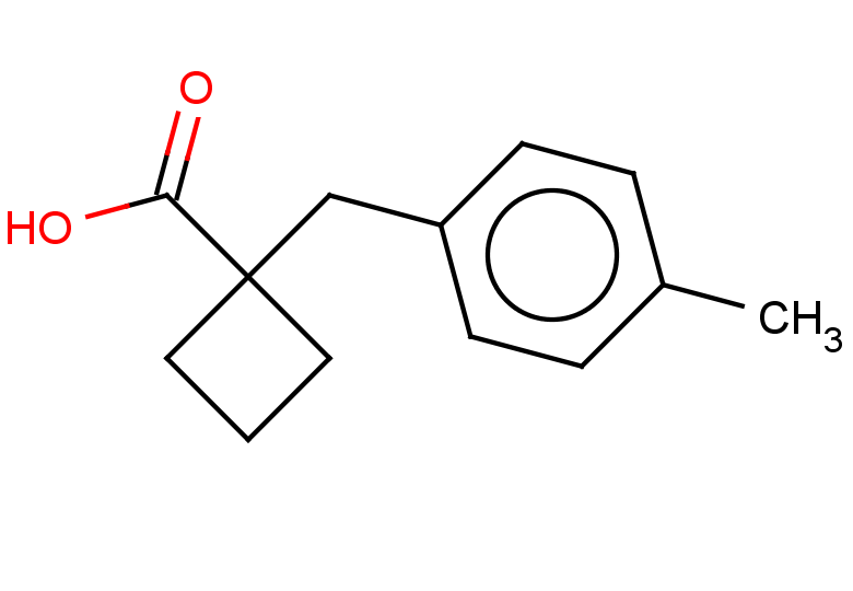 1-[(4-methylphenyl)methyl]cyclobutane-1-carboxylic acid