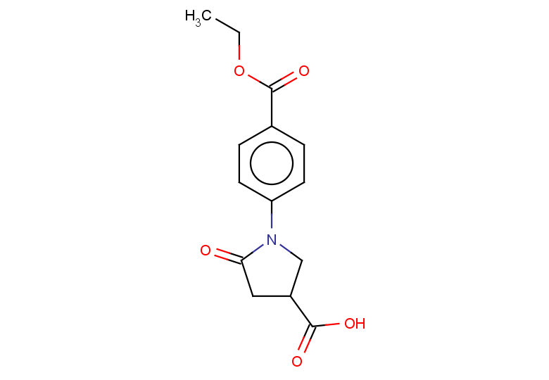 1-[4-(ethoxycarbonyl)phenyl]-5-oxopyrrolidine-3-carboxylic acid