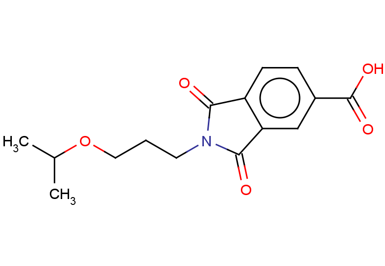 1,3-dioxo-2-[3-(propan-2-yloxy)propyl]-2,3-dihydro-1H-isoindole-5-carboxylic acid
