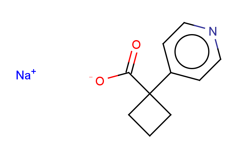 sodium 1-(pyridin-4-yl)cyclobutane-1-carboxylate