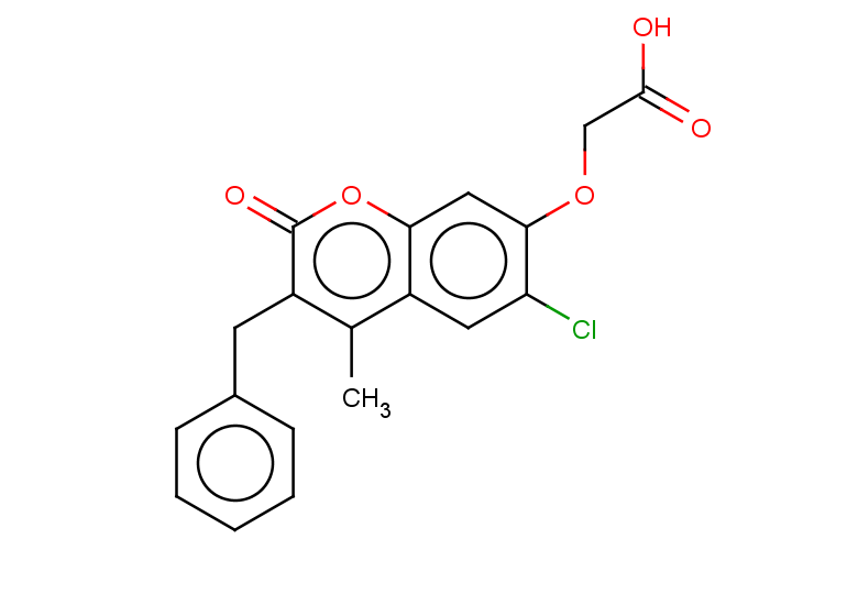 2-[(3-benzyl-6-chloro-4-methyl-2-oxo-2H-chromen-7-yl)oxy]acetic acid
