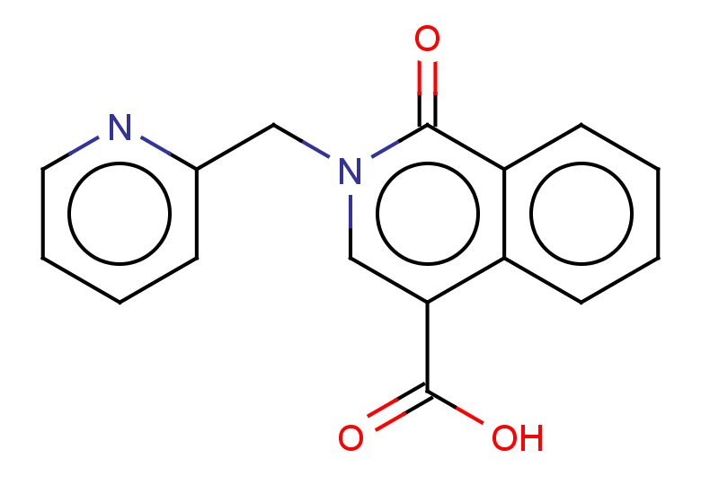 1-oxo-2-[(pyridin-2-yl)methyl]-1,2-dihydroisoquinoline-4-carboxylic acid
