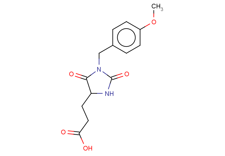 3-{1-[(4-methoxyphenyl)methyl]-2,5-dioxoimidazolidin-4-yl}propanoic acid