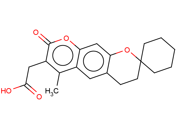 2-{6'-methyl-8'-oxo-4',8'-dihydro-3'H-spiro[cyclohexane-1,2'-pyrano[3,2-g]chromene]-7'-yl}acetic acid