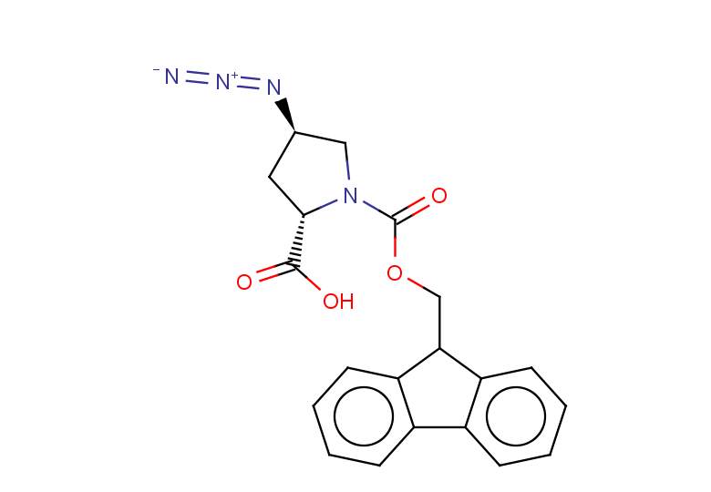 (2S,4R)-4-azido-1-{[(9H-fluoren-9-yl)methoxy]carbonyl}pyrrolidine-2-carboxylic acid