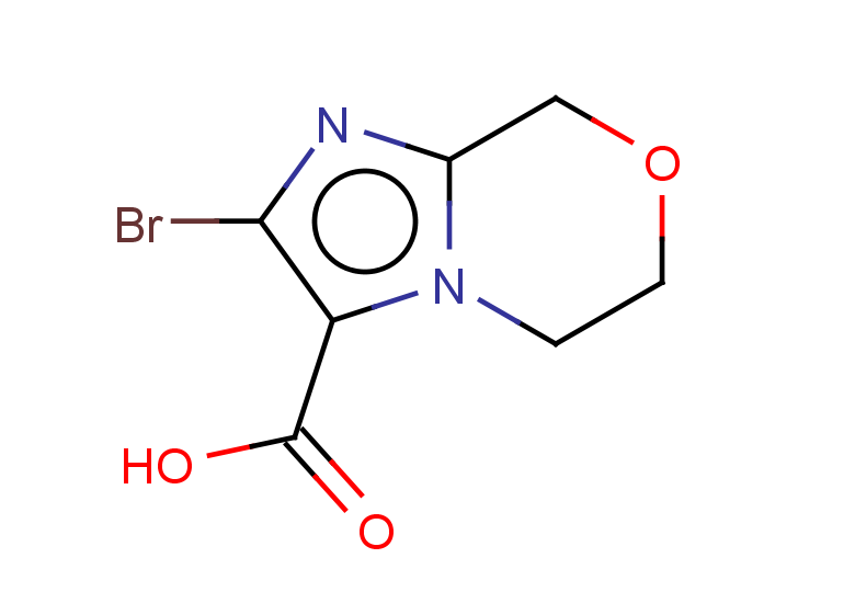 2-bromo-5H,6H,8H-imidazo[2,1-c][1,4]oxazine-3-carboxylic acid