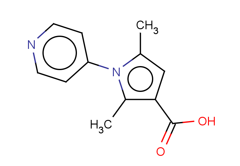 2,5-dimethyl-1-(pyridin-4-yl)-1H-pyrrole-3-carboxylic acid