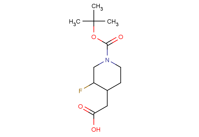 2-{1-[(tert-butoxy)carbonyl]-3-fluoropiperidin-4-yl}acetic acid