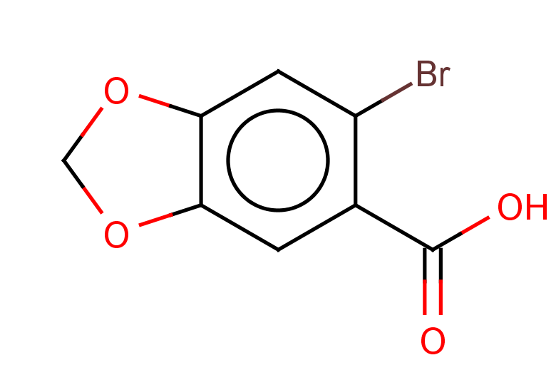 6-bromo-1,3-dioxaindane-5-carboxylic acid