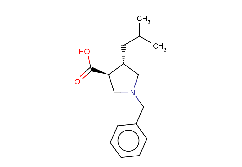 rac-(3R,4R)-1-benzyl-4-(2-methylpropyl)pyrrolidine-3-carboxylic acid