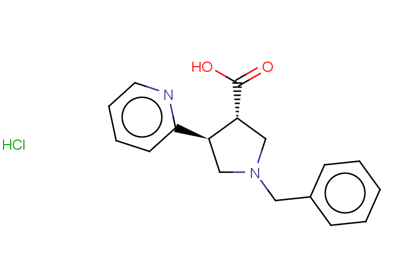 rac-(3R,4R)-1-benzyl-4-(pyridin-2-yl)pyrrolidine-3-carboxylic acid hydrochloride