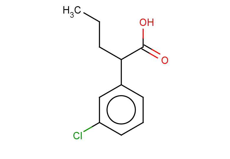 2-(3-chlorophenyl)pentanoic acid