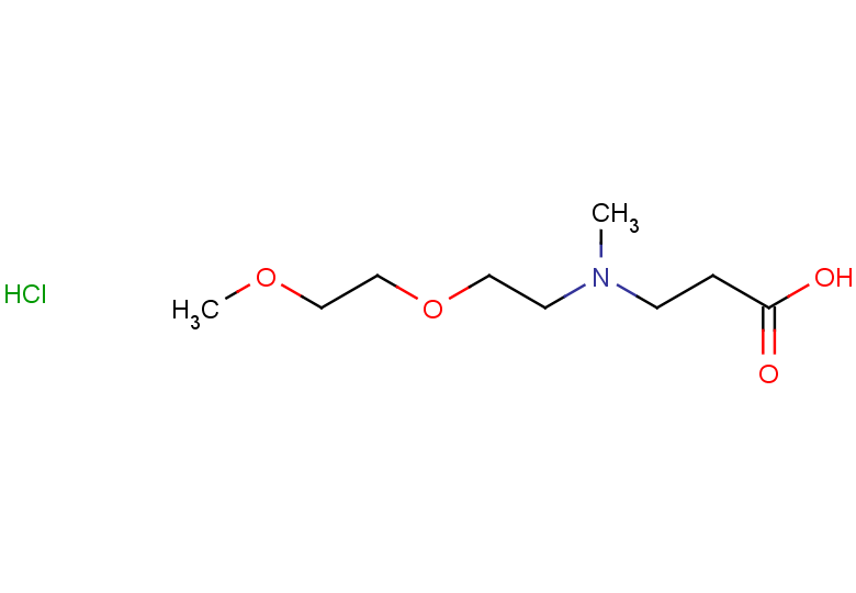 3-{[2-(2-methoxyethoxy)ethyl](methyl)amino}propanoic acid hydrochloride