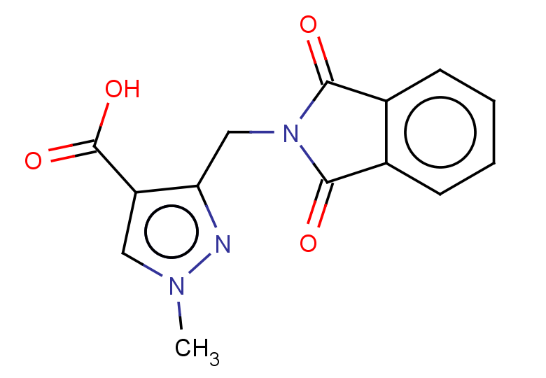 3-[(1,3-dioxo-2,3-dihydro-1H-isoindol-2-yl)methyl]-1-methyl-1H-pyrazole-4-carboxylic acid