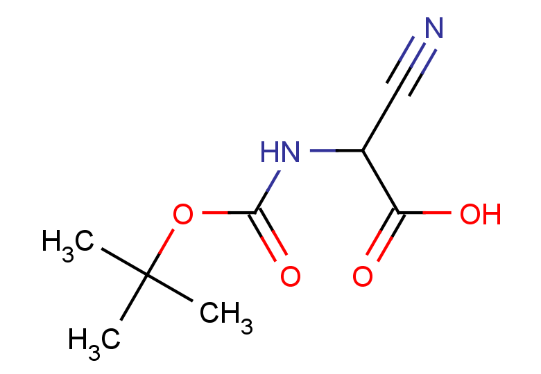 2-{[(tert-butoxy)carbonyl]amino}-2-cyanoacetic acid