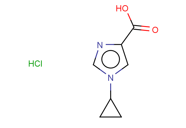 1-cyclopropyl-1H-imidazole-4-carboxylic acid hydrochloride