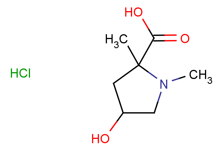 4-hydroxy-1,2-dimethylpyrrolidine-2-carboxylic acid hydrochloride