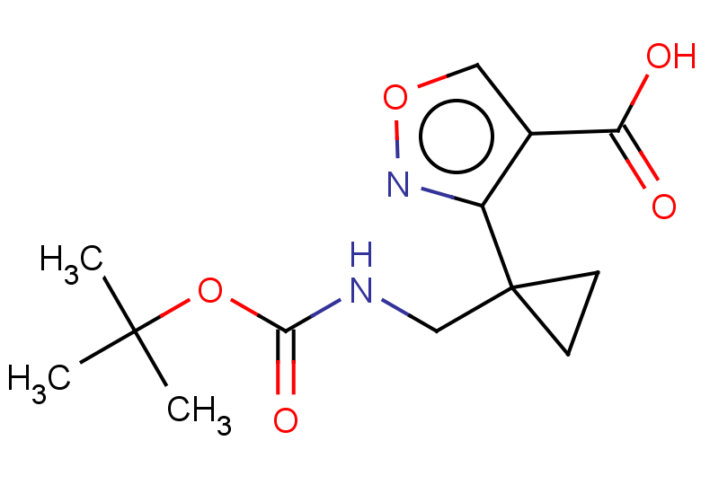 3-[1-({[(tert-butoxy)carbonyl]amino}methyl)cyclopropyl]-1,2-oxazole-4-carboxylic acid