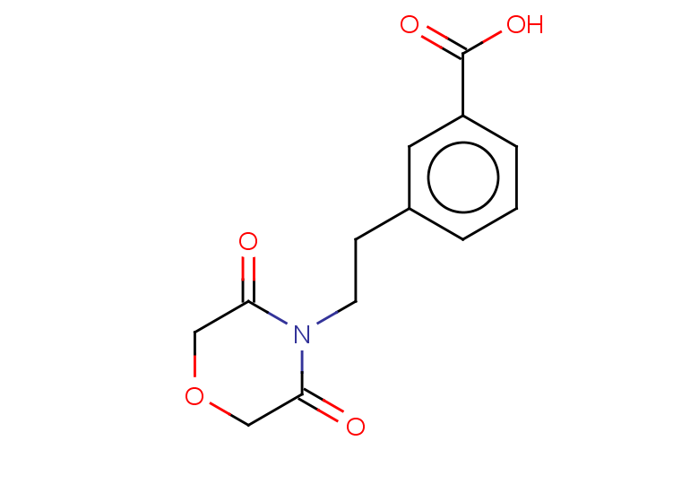 3-[2-(3,5-dioxomorpholin-4-yl)ethyl]benzoic acid
