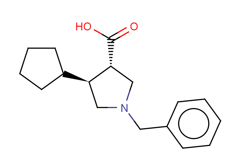 rac-(3R,4R)-1-benzyl-4-cyclopentylpyrrolidine-3-carboxylic acid