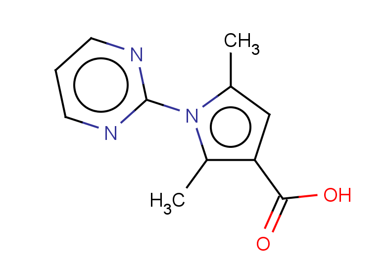 2,5-dimethyl-1-(pyrimidin-2-yl)-1H-pyrrole-3-carboxylic acid
