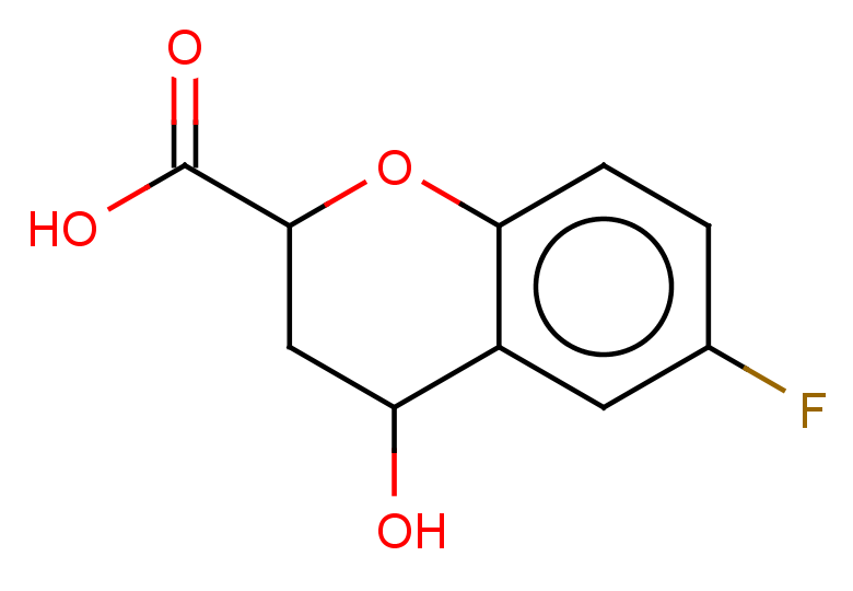 6-fluoro-4-hydroxy-3,4-dihydro-2H-1-benzopyran-2-carboxylic acid
